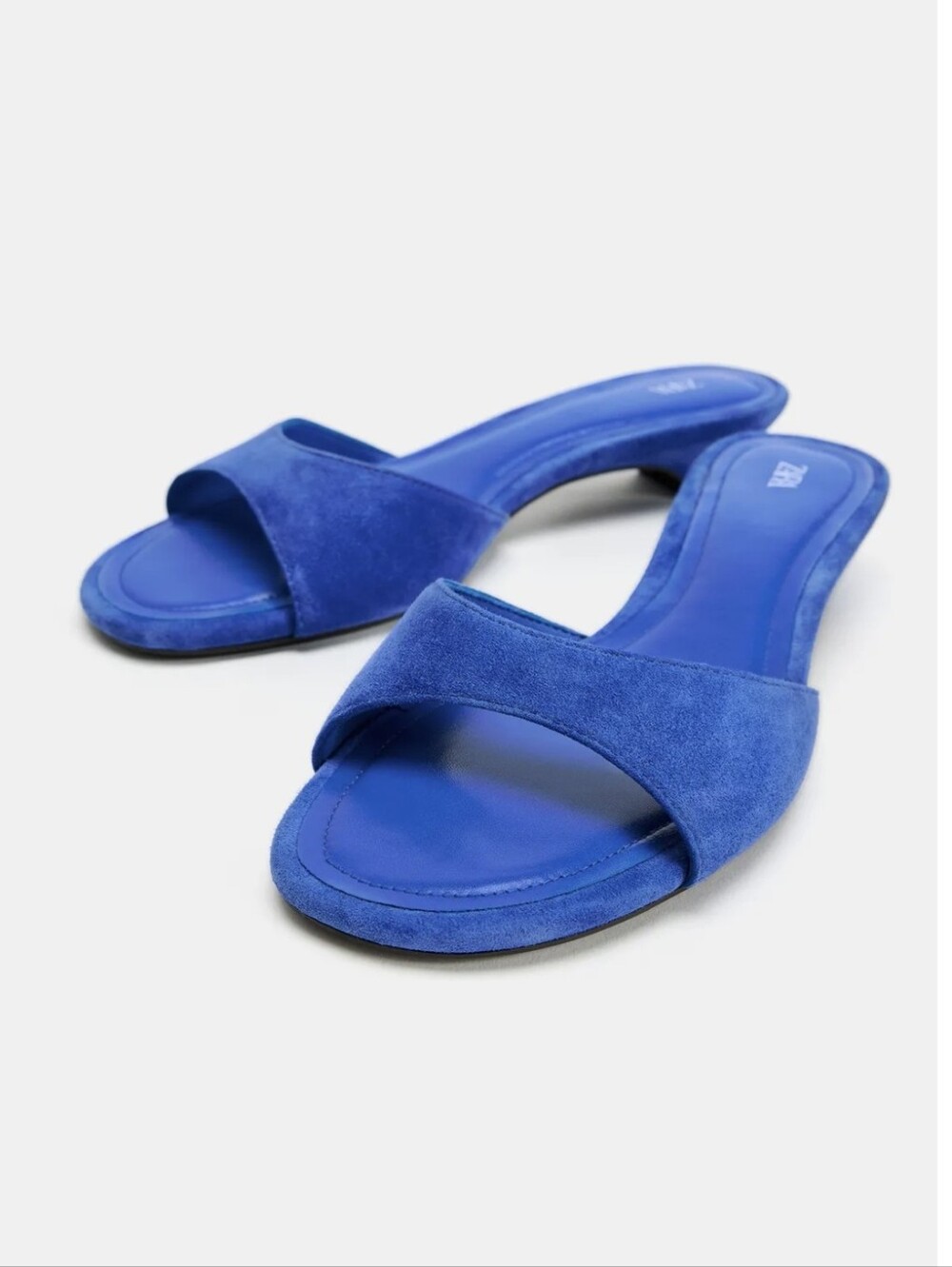 ZARA SUEDE MULE SANDALS